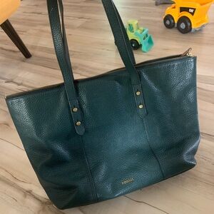 Fossil Genuine Leather Tote Purse